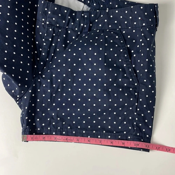 Tommy Hilfiger Polka Dot Shorts Navy Blue White Size 4 Beach Nautical Summer - Picture 7 of 8